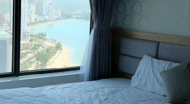 Номер Standard с 2 комнатами с балконом и с видом на море Beach City Apartment