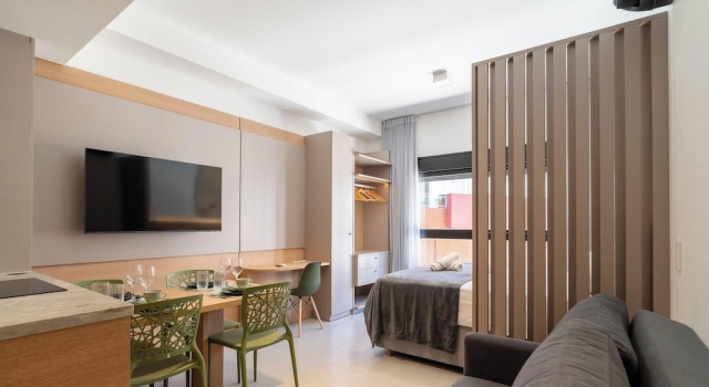 Апартаменты Fully Equipped Apartments 220 m From the Beach in Jurerê Rtys