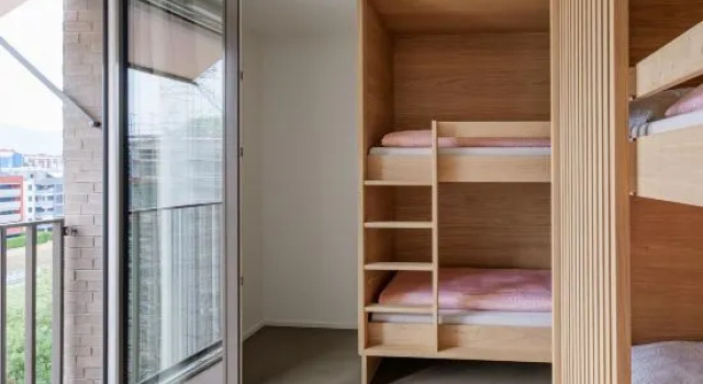 Кровать в общем номере (женский номер) Geneva Youth Hostel