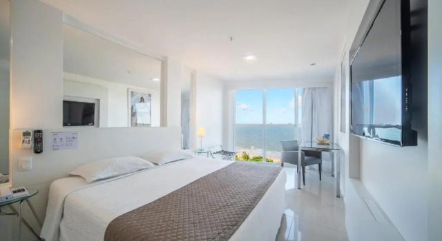 Двухместный номер Sea Front Hotel Brisa Praia Pajuçara