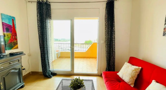 ROMINA 4E - Apartamento en los canales de Roses Santa Margarita - terraza con vistas