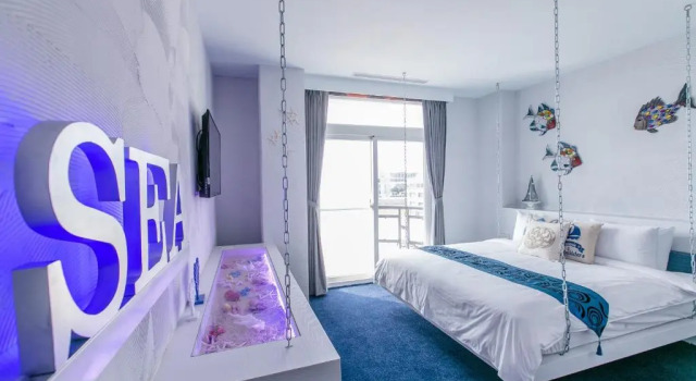 Двухместный номер Standard с балконом и с видом на море Jin Pin Hotel