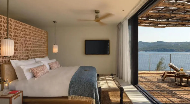 Люкс c 1 комнатой с видом на море Отель Six Senses Ibiza