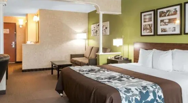 Двухместный люкс c 1 комнатой Sleep Inn & Suites Oregon - Toledo