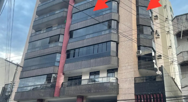 Apto Praia do Morro, 100m da praia, 3 Qts, uma vaga de garagem e WI-FI grátis, Забронировать Отель Отели Гуарапари с парковкой, рядом с Culture House, Парковка