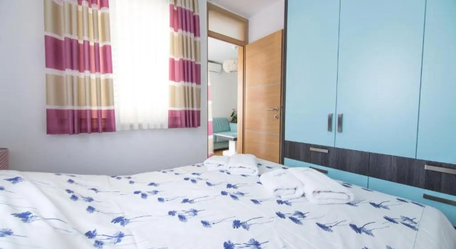 Апартаменты c 1 комнатой с балконом и с видом на море Apartments Villa Novak 1