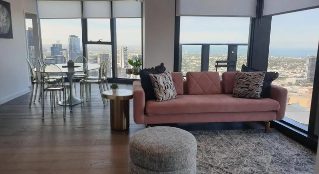Апартаменты с 2 комнатами с видом на океан Orange Stay at Melbourne Quarter
