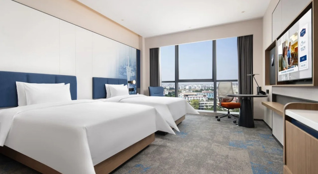 Двухместный номер Luxury Hampton by Hilton Renhe Baiyun Airport