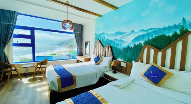 Двухместный номер Deluxe с видом на море Chai Village Hotel
