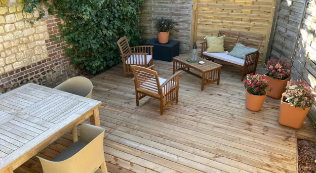 Апартаменты Le 102, Maison avec Terrasse et parking Gare de ROUEN