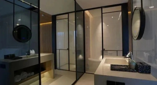 Двухместный люкс Wuta Xinshe Tangquan Homestay (Hangzhou Stork Branch)