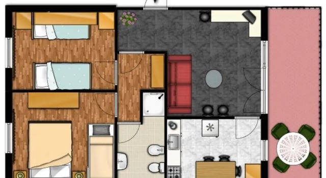Апартаменты с 2 комнатами с видом на озеро Casa Manu