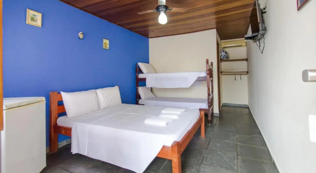 Standard quadruple chambre Viamar Pousada