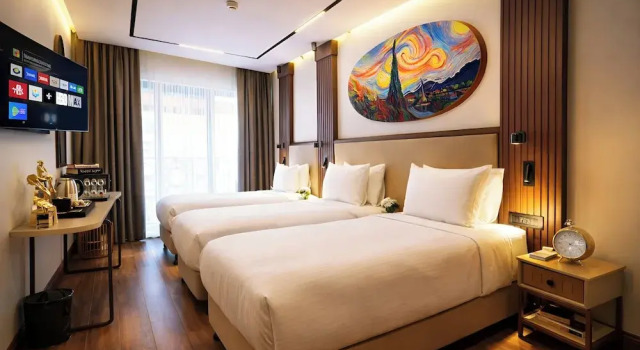 Трёхместный номер Standard с видом на город Mandala Karaköy Hotel