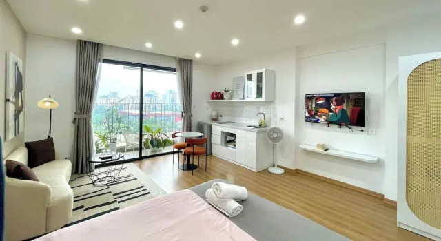 HN APT Vinhomes D'capitale Elegance, Забронировать Отель Отели Кау Гиай с парковкой, Парковка