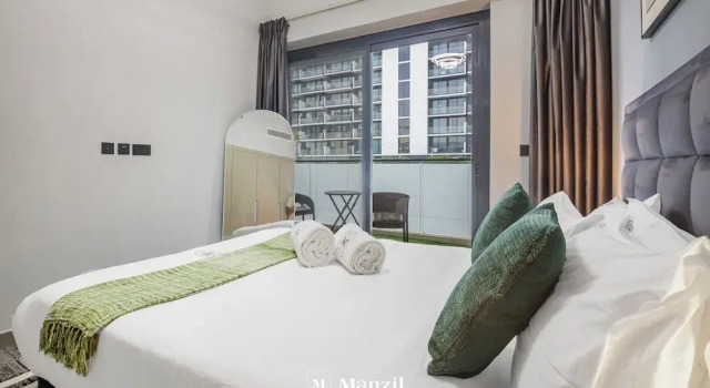 Апартаменты Luxury Manzil-Stylish 1BR with Maid room in JVC