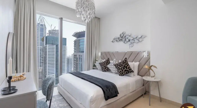 Vogue | Marina Gate near JBR Beach | Marina Mall, Забронировать Апартаменты/квартира Отели Эмирата Дубая с парковкой, рядом с Остановка трамвая Marina Towers, Парковка