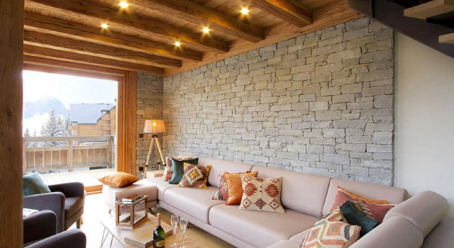 Modern 12-person chalet with panoramic views in Les Deux Alpes, Забронировать Шале Мон-де-Ланс Oisans, рядом с Горнолыжный подъемник Жандри 3S