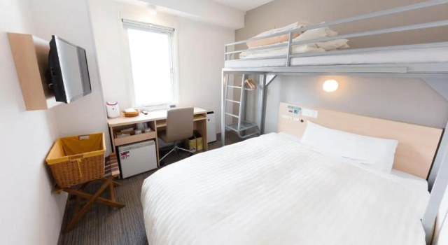 Четырёхместный номер Standard Super Hotel Tokyo Otsuka