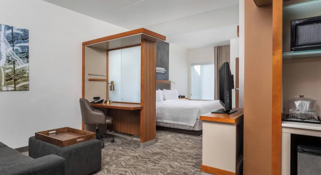 Студия с балконом SpringHill Suites by Marriott Downtown Chattanooga/Cameron Harbor