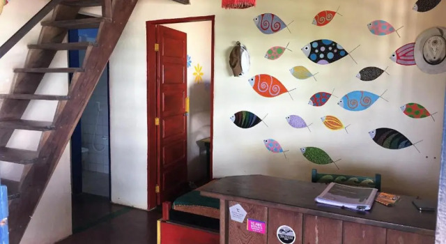 Кровать в общем номере Hostel Casa de Jack