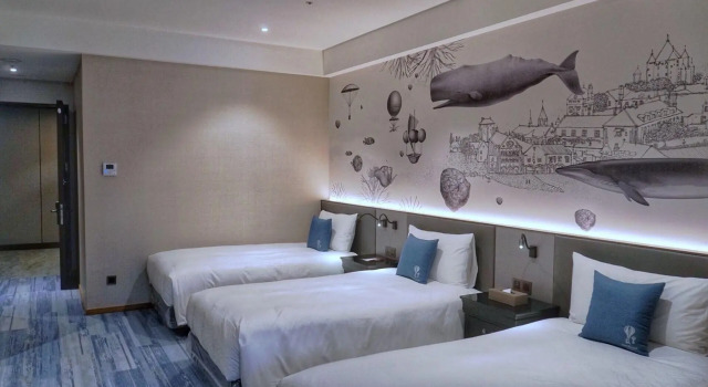 Трёхместный номер Deluxe Just Palace Hotel