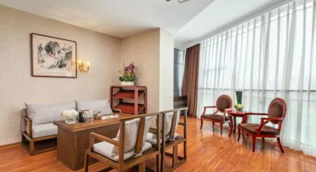 Люкс с видом на реку Meitan Tianhu International Hotel