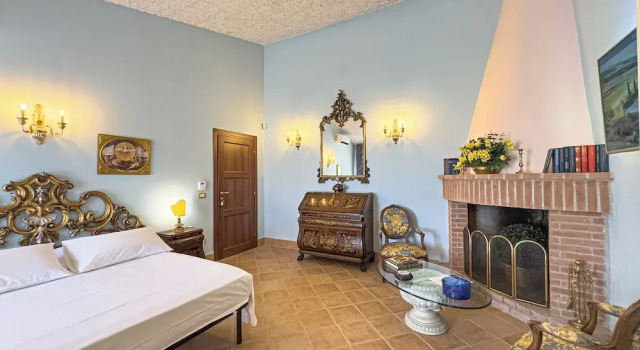 Двухместный номер Standard с балконом и с видом на окрестности Relais Casale Corvo