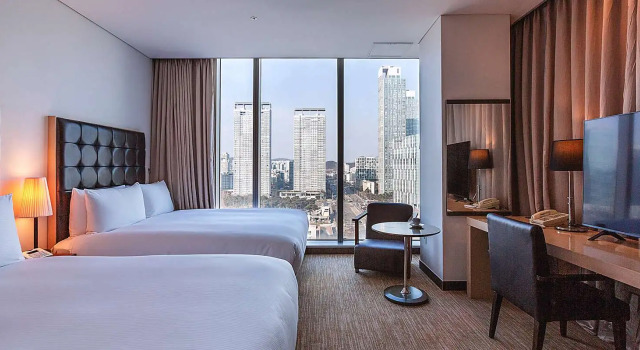 Четырёхместный семейный номер Standard с видом на парк Orakai Songdo Park Hotel, BW Premier Collection