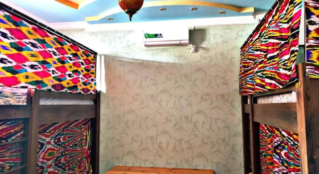 Łóżko w pokoju wieloosobowym (pokoju wieloosobowym żeńskim) Hostel Imona