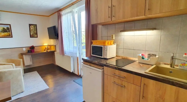 Студия с балконом Hévíz Villa Familia