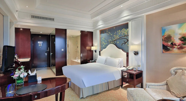 Двухместный номер Deluxe с видом на город SSAW Boutique Hotel Tonglu World Trade