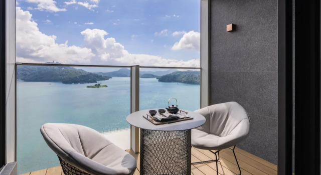 Двухместный номер Deluxe с видом на озеро Grand Hilai Sun Moon Lake