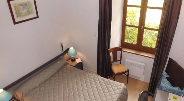 Standard double chambre Vue sur les terres Logis Hôtels - Hostellerie des Lauriers - Hôtel et Restaurant