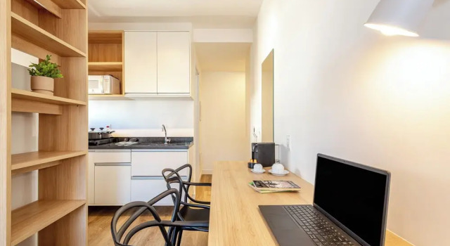 Студия Premium Roomo Transamerica SP Consolação Parque Augusta