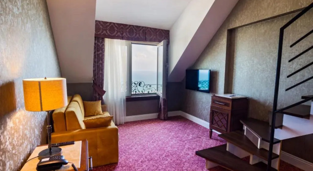 Люкс Дуплекс с видом на море Mell Hotel