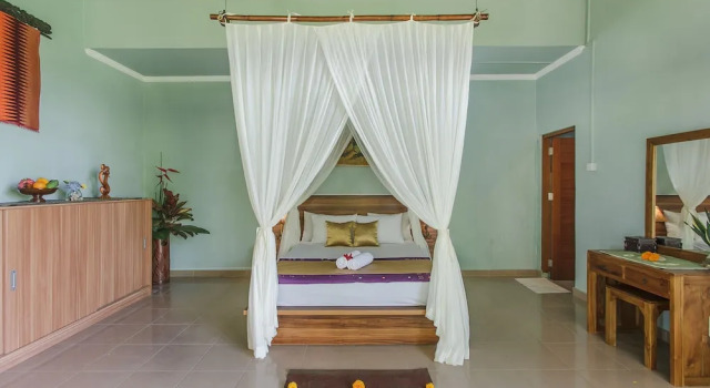 Вилла с 2 комнатами с красивым видом из окна Villa DCarik Bali