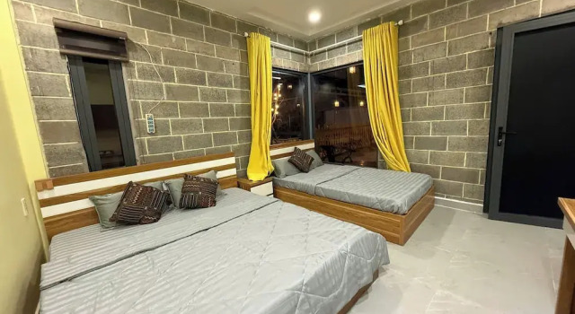 Четырёхместный номер Comfort с видом на сад Homestay Bích Huệ Nova Phan Thiết