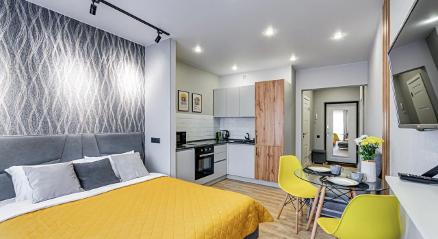 Kvartira sutki irk apartment on Piskunov Street 148/5, Book Lejlighed Hoteller i Irkutsk med parkering, Parkering