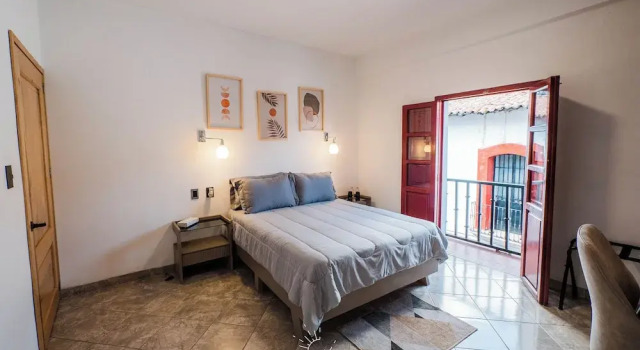 Люкс Deluxe с балконом и с видом на горы Hotel Casa Domínguez