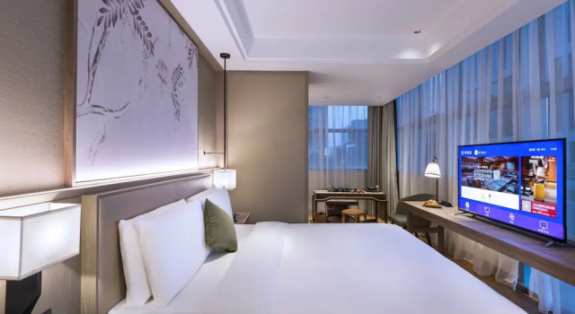 Номер Deluxe Manxin Beijing Bei Qi Jia Wen Du Shui Cheng Hotel