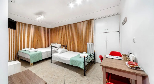 Трёхместный номер Deluxe с балконом City Center Studios by Cretan Houses
