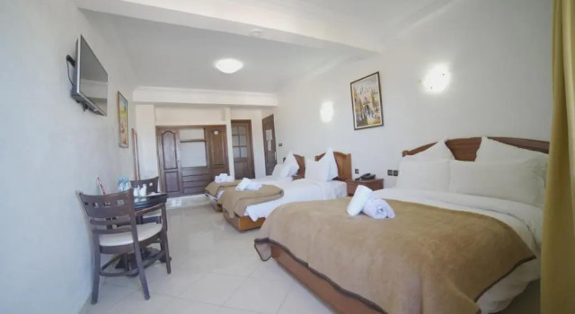 Standard Vierer Zimmer mit Meerblick Hôtel Riad Asfi