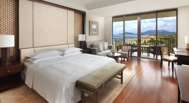 Двухместный номер Standard с частичным видом на океан Sheraton Shenzhou Peninsula Resort