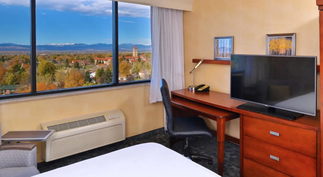 Четырёхместный номер Standard с видом на горы Courtyard by Marriott Denver Cherry Creek