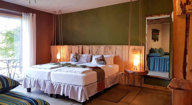 Полулюкс c 1 комнатой с балконом и с видом на горы Elementos Eco Lodge