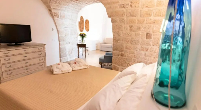 Люкс с видом на сад Masseria Parco della Grava