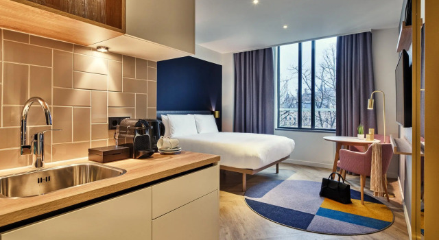 Двухместная Studio Suite with Parliament view Staybridge Suites The Hague - Parliament by IHG