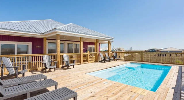 Коттедж с 4 комнатами Purple Paradise - 2536 Bienville Blvd 4 Bedroom Home by RedAwning