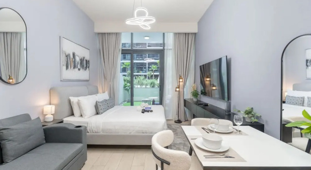 Elegant Studio With Garden in Meydan - Dubai, Забронировать Апартаменты/квартира Отели Дубая с парковкой, Парковка